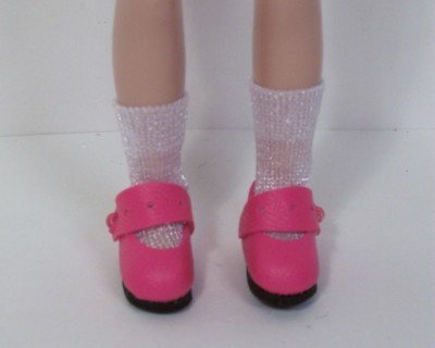 DK PINK Splendid Doll Shoes For Tiny 8'' Ann Estelle Betsy McCall (Debs)