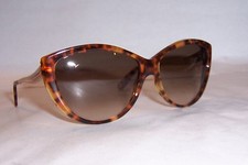 NEW ALEXANDER MCQUEEN SUNGLASSES AMQ 4147/N/S HAVANA GOLD/BROWN 2IK-CC AUTHENTIC