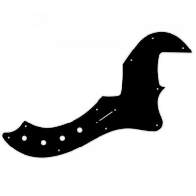 USA PICKGUARD für FENDER  AMERICAN DELUXE ELITE DIMENSION BASS IV   3Ply BLACK