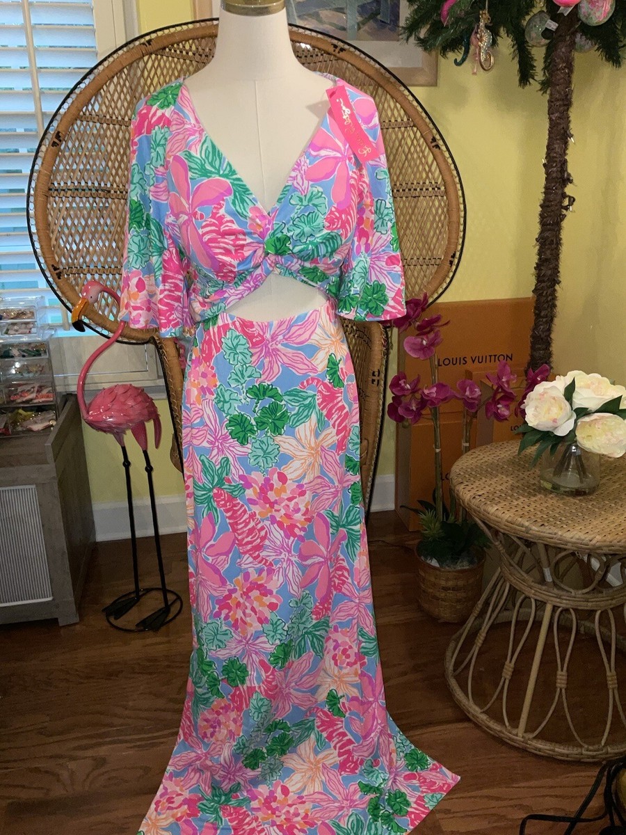 Women's Minka Maxi Skirt Set in Multi Tigers Lair - Lilly Pulitzer