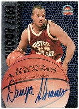1997/98 Score Board Autograph Collection DANYA ABRAMS Autograph Insert Auto