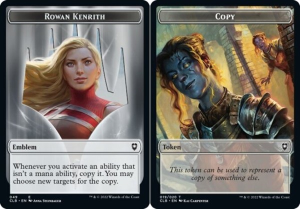 Ficha Rowan Kenrith // Copy Token x1 - Commander: Commander Legends: Battle for 