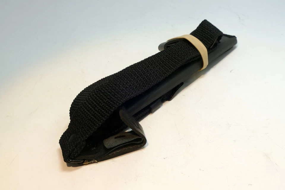 BLACK Strap for Camera Case 2cm wide Canvas Sturdy with rubber pad - Image 2 of 4