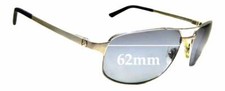 SFx Replacement Sunglass Lenses Fits Cartier 3598246 - 62mm Wide