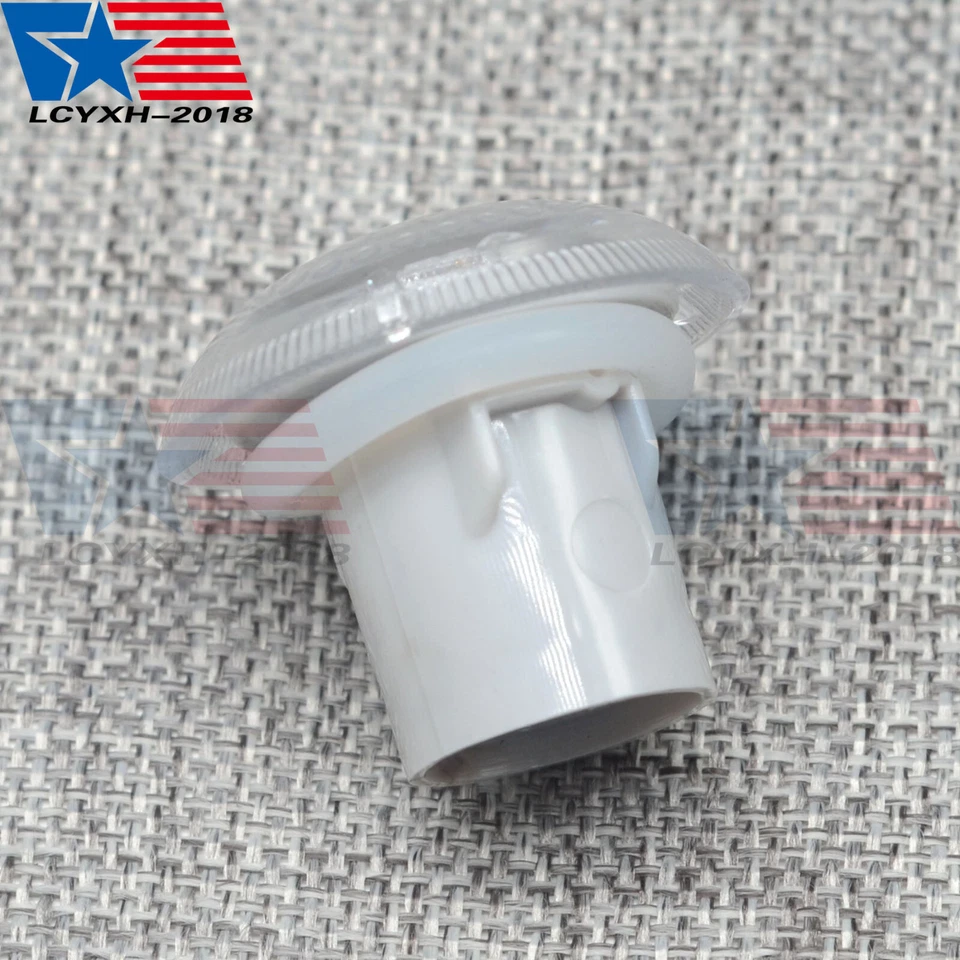 1PCS Clear Side Fender Marker Repeater Lights For 2010-2021 Ford Transit Connect - Image 4 of 4