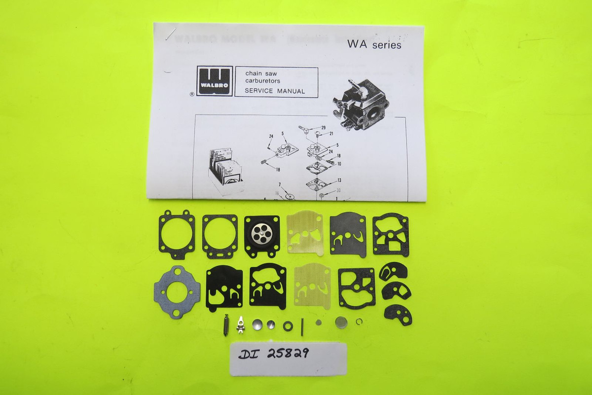Sachs Dolmar Chainsaw 103 105 108 Walbro WA85 Carburetor Kit Carb