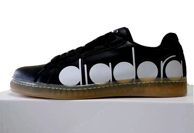 Diadora scarpe uomo sneakers Game Bolder Pelle Premium nero Eu-43  100