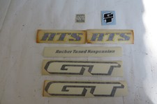 GT DECALS RTS BLUE MOUNTAIN BIKE STICKERS BICYCLE VINTAGE NOS MTB