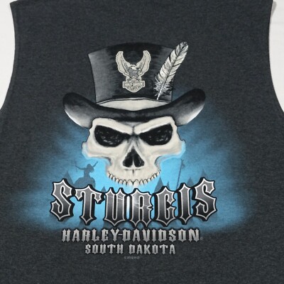 L Harley Davidson Sturgis 2012 Sleeveless T-Shirt | eBay