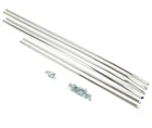 New MGB Chrome 6 Piece Body Side Moulding Set 1962-1980 Perfectly Curved To Fit