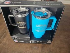Carolina Panthers NFL 40oz/24oz Drinkware Set Double Wall Vacuum Insulated