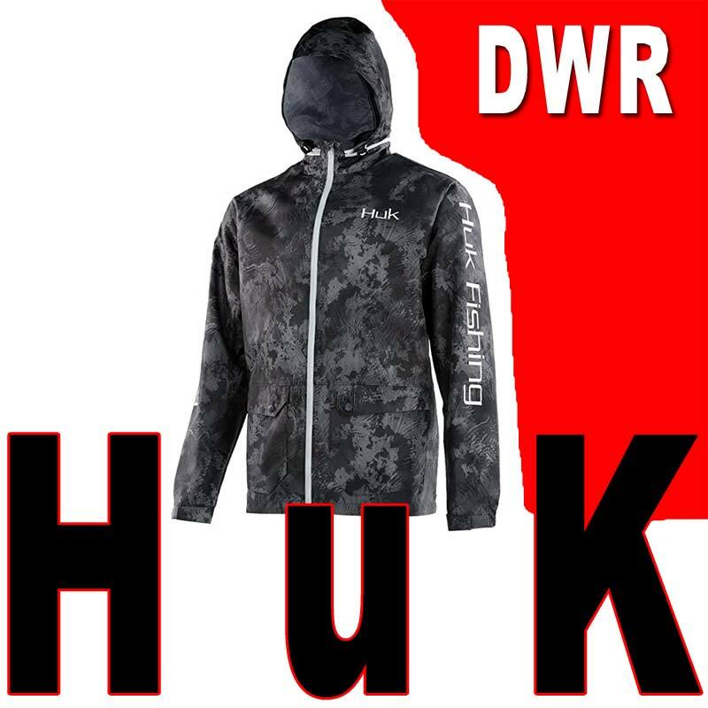 huk fishing rain jacket