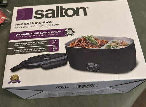 Salton Scaldavivande Elettrico Lunchbox 3 in 1 Scaldavivande Portatile per Auto e Casa - Foto 6 di 8
