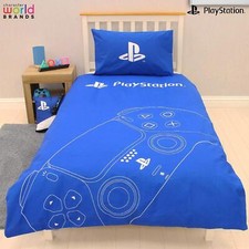 Sony Playstation Single Duvet Cover PS5 Controller Design Bedding Set