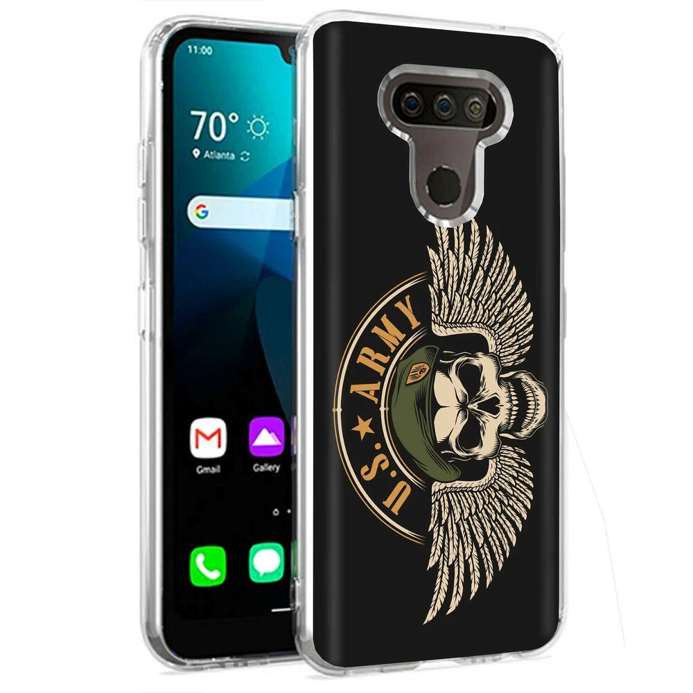 Phone Case for LG Harmony 4,Premier Pro Plus,K41, US Army 3 Print
