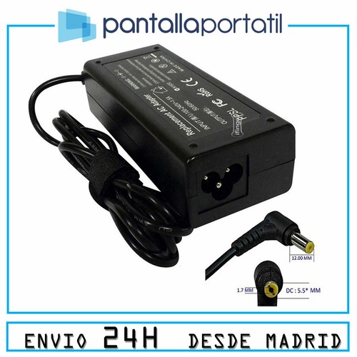 Cargador de portatil para Acer Aspire One D255 series 19V 5.5mm x 1...... |