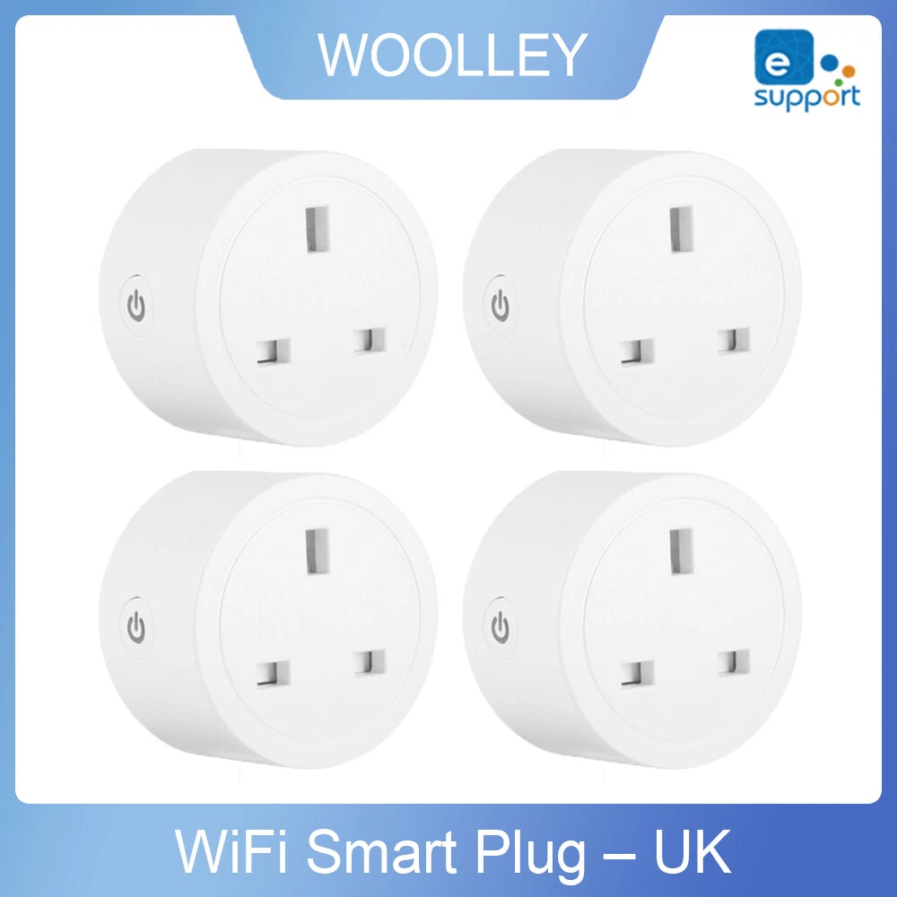 4 Pack WiFi Smart Plug Socket Plug Works with  Alexa Google Home  eWelink