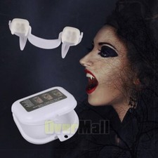 Halloween Retractable Vampire Teeth Dentures Zombie Teeth Fangs Cosplay Horrific