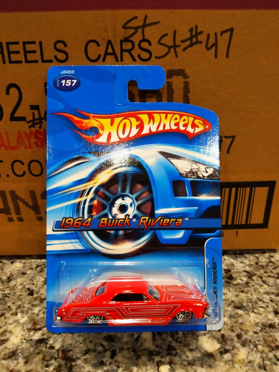 Hot Wheels Red 1964 Buick Riviera #157 – 1:64 Scale Die-Cast Car With Wire Wheels - View #10