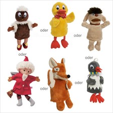 SANDMANN ODER PITTI, SCHNATTERINCHEN, MOPPI, FUCHS ELSTER -HANDPUPPEN - DDR-KULT