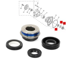 Water Pump Mechanical Seal And Oil Seal For Yamaha YZF-R6/R1 YZF750R VT600 VT750