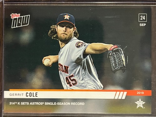 2019 Topps Now 891 Gerrit Cole