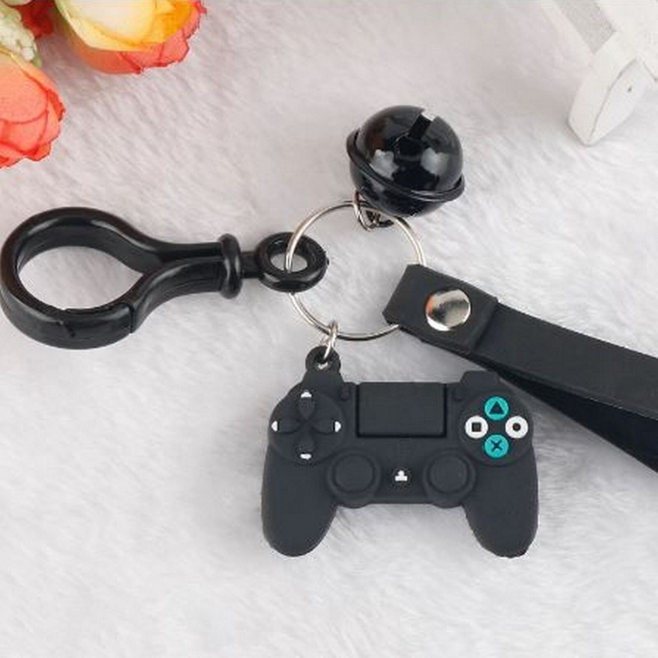 Game Controller Keychain Video Gaming Keyring PlayStation PS4/PS5 - Foto 3