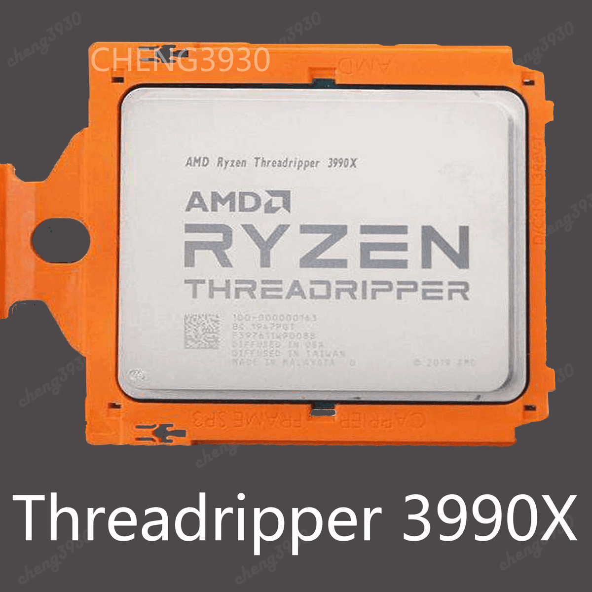 AMD Ryzen Threadripper 3990x CPU 64 core 128 thread 2.9ghz 7nm
