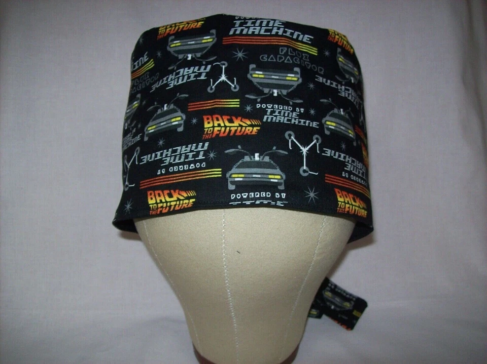 Men/Women Surgical Scrub Cap Lined Back 100% Cotton - Image 2 of 3