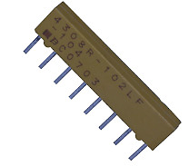 Pack of 5  4308R-102-474  Resistor Network/Array 4 RES 470K OHM 8SIP
