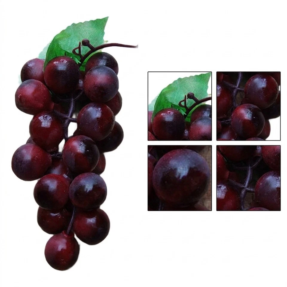 Raisins artificiels r��alistes pour projets floraux �� faire soi-m��me 12 cm de - Photo 2/4