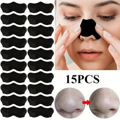 15pcs Blackhead Nose Strips Deep Cleansing Acne Remover Nose Mask