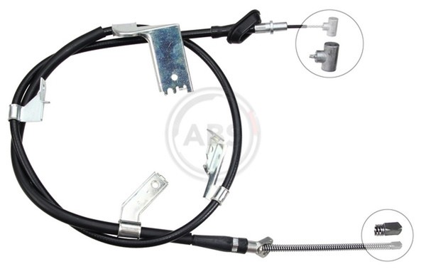 Bremsseil Seilzug Feststellbremse A.B.S. K13860 FüR H08 Suzuki Opel Splash Agila-image
