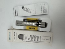Olight i3T EOS Slim EDC Flashlight 180 Lumens Tail Switch Stainless Steel polish