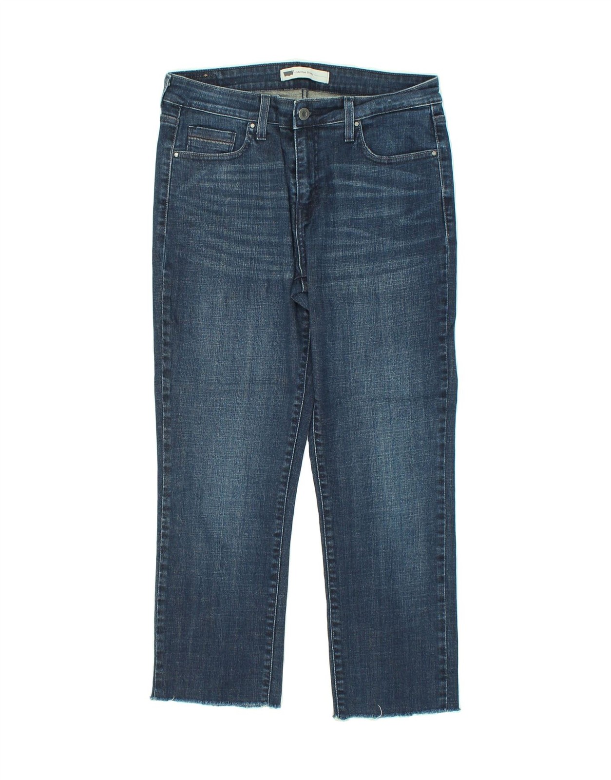 LEVI'S Womens Mid Rise Skinny Jeans W30 L25  Navy Blue Cotton AG04