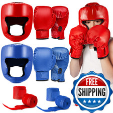 Kanayu 12 Pcs Kids Boxing Equipment Set For Beginners Ages 6-18 Years Including