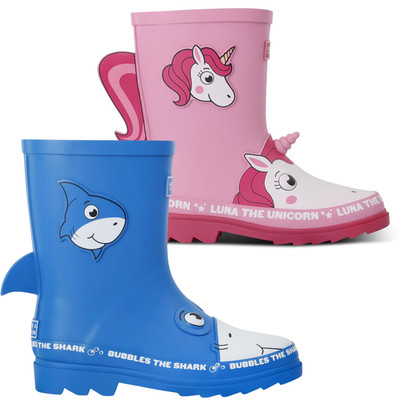 Regatta Kids Mudplay II Outdoor Wellington Boots Rain Boots Wellies