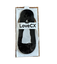 LoveCX Damen Füßlinge Socken Spitze Anti-Ru...