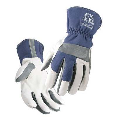 Black Stallion T50 Premium Grain Goatskin & FR Cotton TIG Welding Glove