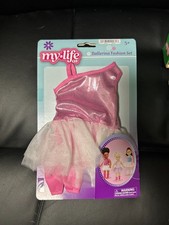 My Life As A Ballerina Fashion Set 18" Doll Clothes Leotard Tutu attach top NEW