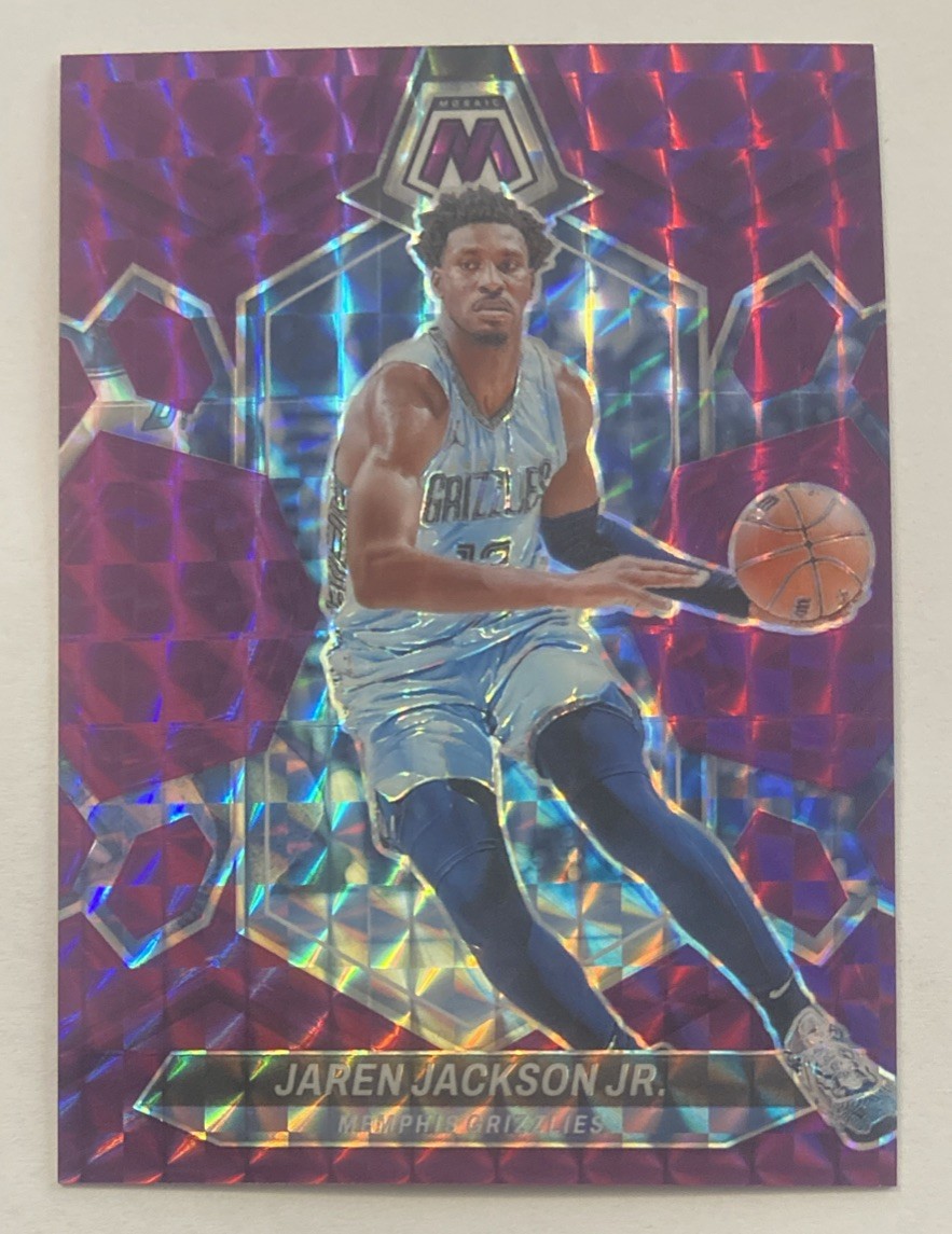 2023-24 Panini Mosaic #d /99 Purple Prizm SP Insert Jaren Jackson Jr. Utah Jazz