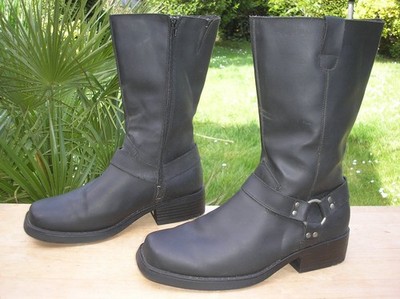 MICHAEL WEBER  Bikerboots, Westernstiefel, Gr. 46, Reißverschlüsse, TOPP !!!