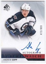 2015-16 Upper Deck SP Authentic Future Watch Auto ANDREW COPP 281 #/999 Winnipeg