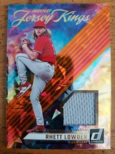 2024 Donruss Baseball - Rhett Lowder #PJK-RL Prospect Jersey Kings Orange Ice
