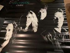 VAN HALEN - OU812 - 1988 Vintage Promo Poster - 27" x  27"