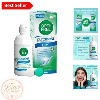 Doctor Recommended Puremoist Contact Lens Cleaner & Disinfectant - 10 FL Oz