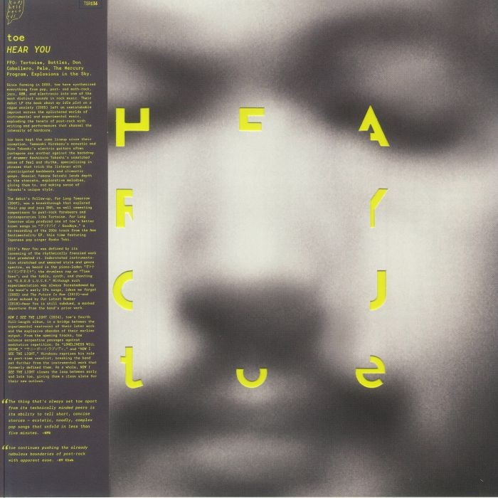 TOE - Hear You (reissue) - LIMITED TRICOLUR VINYL LP