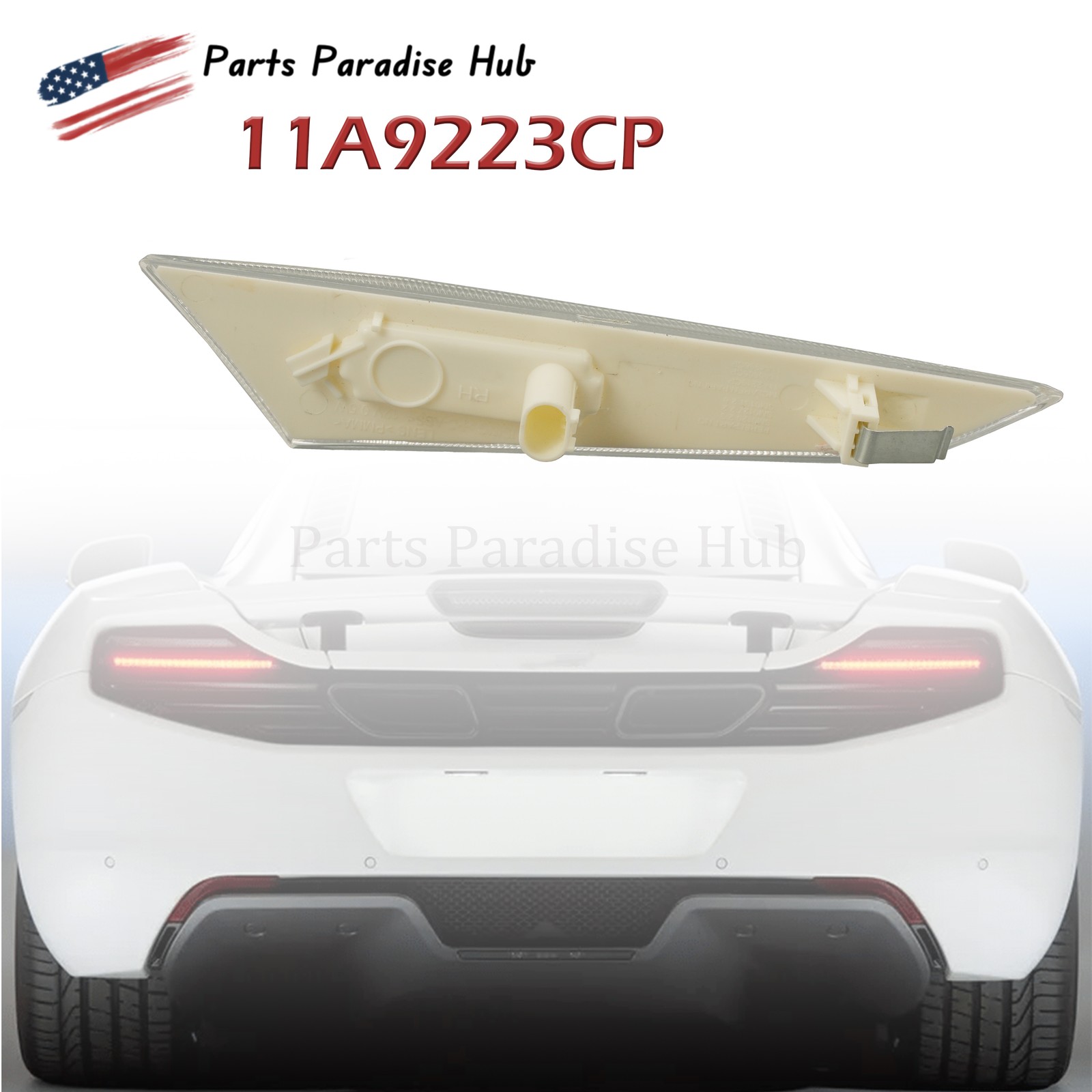 11A9223CP Rear Right White Side Marker Lamp For McLaren MP4-12C