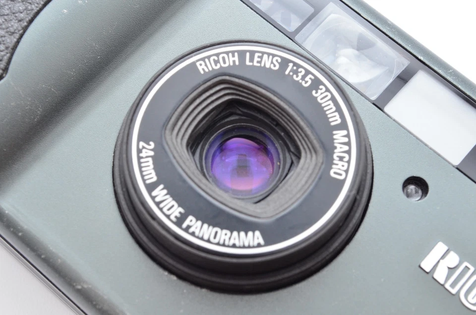 【AS-IS】Ricoh R1 35mm Film Camera Flash Shutter Work LCD NG Body Only From Japan - Image 4 of 4