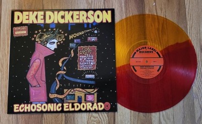 Deke Dickerson ECHOSONIC ELDORADO LP NM Red / Orange vinyl Rockabilly Guitar